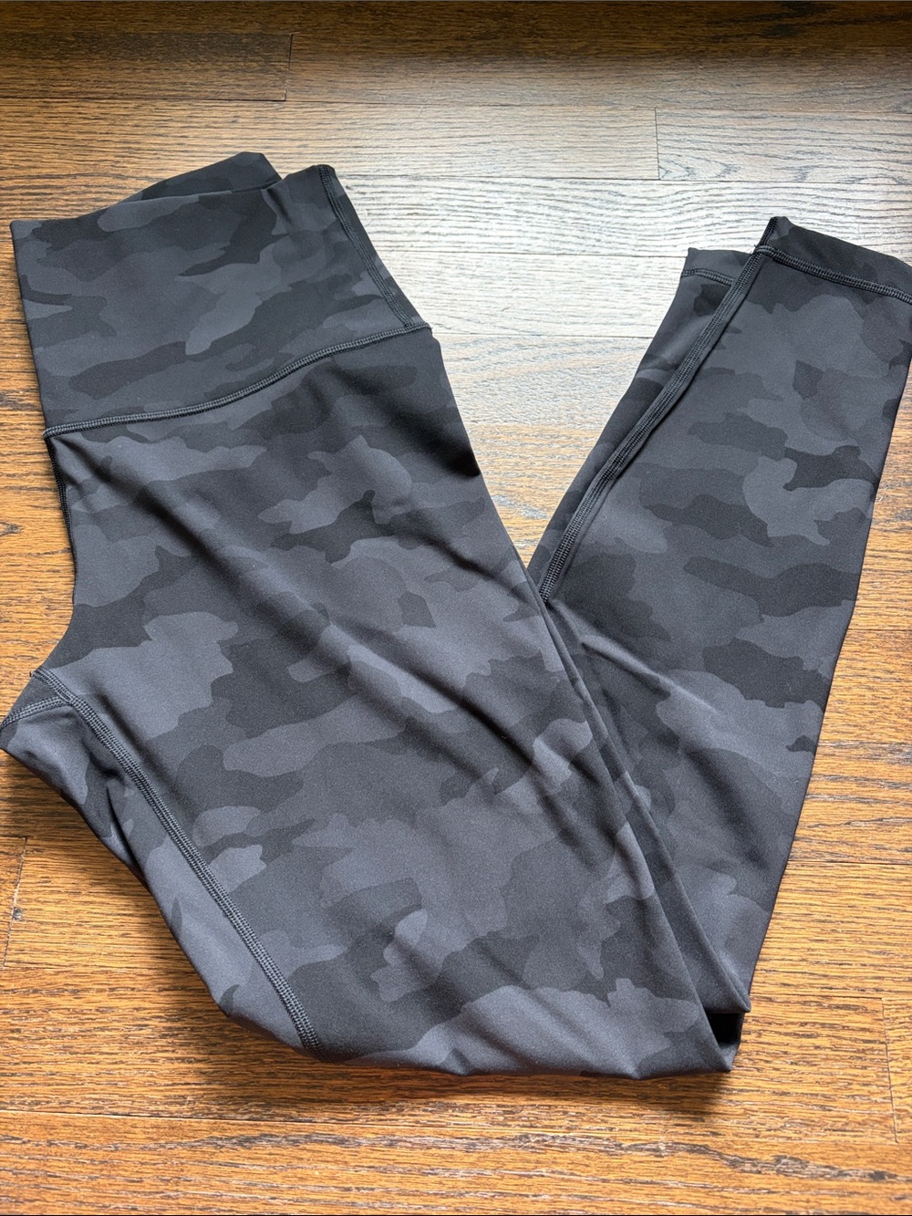 lululemon athletica Black & Gray Camo High-Rise Leggings